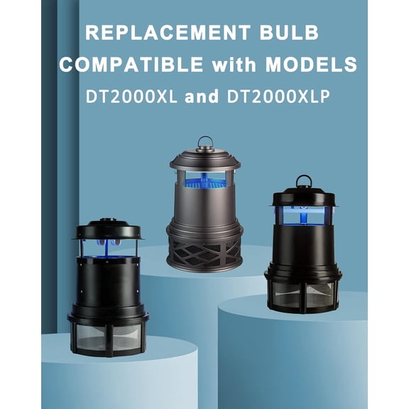 4 Pack 32050 Replacement Bulbs Compatible with Dyna Trap DT2000XLP DT2000XL DT3012, T5 6W Dyna Trap 1 Acre Mosquito & Flying Insect Trap Replacement UV Bulb