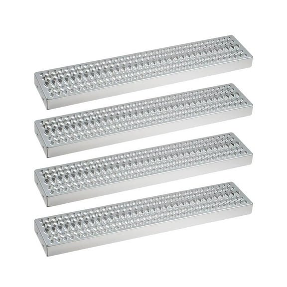 4 Pack 34" x 7-1/8" x 2" Bolt-On Aluminum Bottom Fuel Tank Step Fits Peterbilt Replaces 11-04006-0750, 11-03984-0753