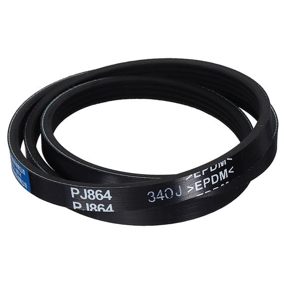 4 Pack 340J4 PJ V-Ribbed Belt 4 Ribs 34" Length x 0.37" Width x 0.14" Height, EPDM Rubber Poly V Belt, Multi Wedge Micro V Belt