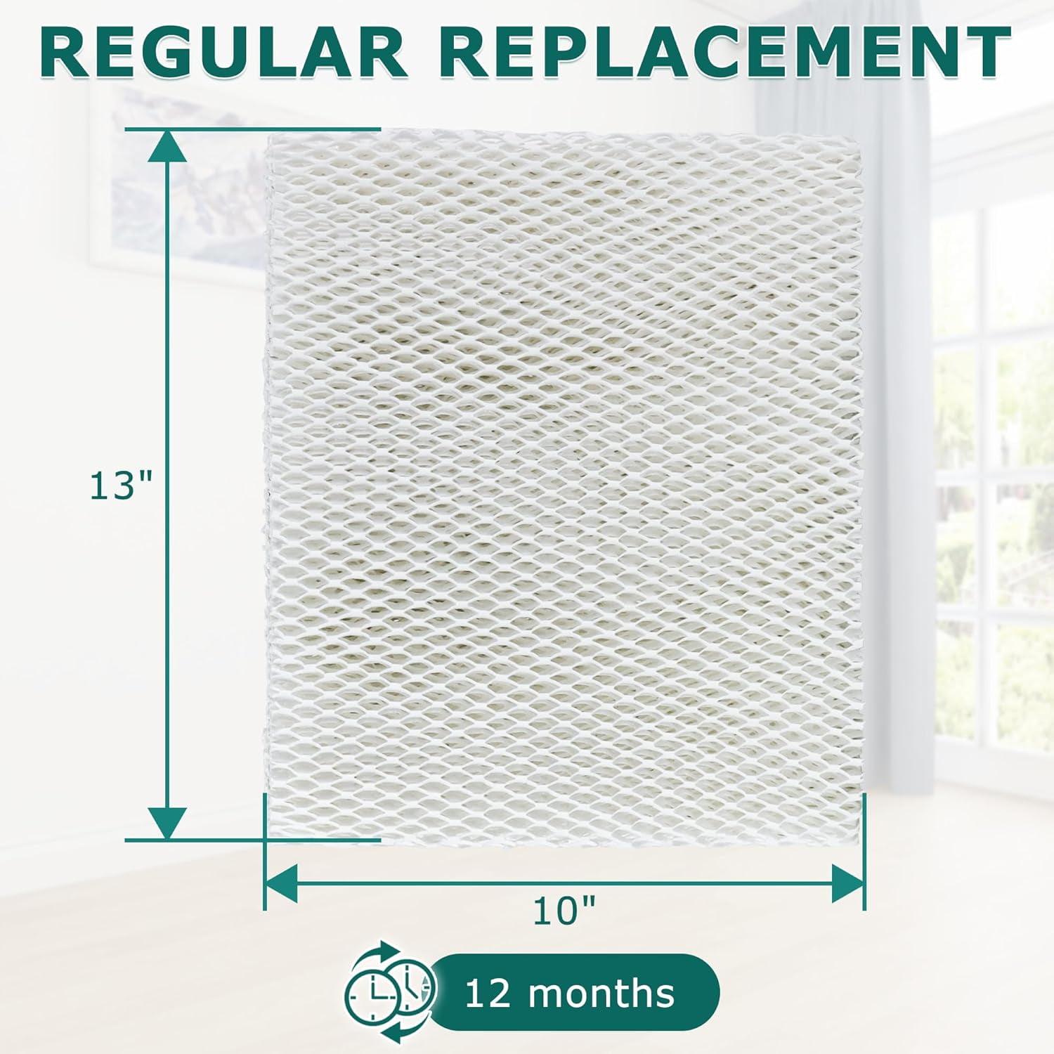4 Pack 35 Water Panel for Humidifier Filter, Compatible with April.aire 300 350 360 560 560A 568 600 600A 600M 700 700A 700M 760 760A 768 Whole House Humidifier|10" x 13" by