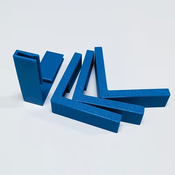 4-Pack 3D Printed Right-Angle Corner Clips for Cartons | Edge Reinforcement Clips for Corrugated Boxes | Durable Storage Solutions