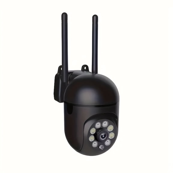 4-Pack 3MP WiFi PTZ Security Cameras, Night Vision, IP54 Weatherproof, Two-Way Audio & Motion Alerts