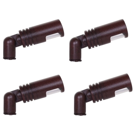 Best Pro Lighting 4-Pack 3W LED Combo Path And Area Light In Rust