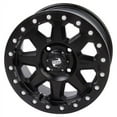 thumbnail image 1 of (4 pack) 4/110 Tusk Uinta Beadlock Wheel 14x7 5.0 + 2.0 Matte Black for Yamaha Grizzly 700 4x4 2007-2023, 1 of 7