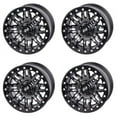 thumbnail image 1 of (4 Pack) 4/137 Tusk Teton Beadlock Wheel 14x10 5.0 + 5.0 Gun Metal/Black for Can-Am Defender Hd8 2016-2018, 1 of 8