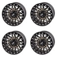 thumbnail image 1 of 4Pk 4/137 Tusk 185-279-0015D538-449B64-4X Teton Bdlock Wheel 14X7 4.0+3.0 Smoke/Black for Can-Am Maverick Max 1000 Xrs Dps 2014-15, 1 of 7