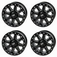 thumbnail image 1 of (4 pack) 4/137 Tusk Uinta Beadlock Wheel 14x7 4.0 + 3.0 Milled/Black for Can-Am Outlander L Max 500 2015, 1 of 7