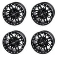 thumbnail image 1 of (4 Pack) 4/137 Tusk Wasatch Beadlock Wheel 15x7 5.0 + 2.0 Matte Black for Can-Am Maverick Sport Max 1000R Dps 2019-2025, 1 of 8