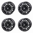 thumbnail image 1 of (4 Pack) 4/156 Tusk Nebo Beadlock Wheel 14x7 4.0 + 3.0 Matte Black for Polaris Rzr 800 Xc 2014, 1 of 8