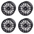 thumbnail image 1 of (4 Pack) 4/156 Tusk Teton Beadlock Wheel 15x7 5.0 + 2.0 Machined/Black for Polaris RZR Xp 1000 Trails and Rocks Edition 2018-2022, 1 of 8