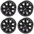 thumbnail image 1 of (4 Pack) 4/156 Tusk Uinta Beadlock Wheel 14x7 4.0 + 3.0 Matte Black for Polaris Rzr 4 800 2010-2014, 1 of 7