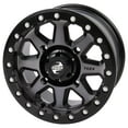 thumbnail image 1 of (4 Pack) 4/156 Tusk Uinta Beadlock Wheel 14x7 5.0 + 2.0 Gunmetal/Black For KAWASAKI MULE Pro-DXT Diesel 2016-2022, 1 of 7