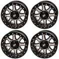 thumbnail image 1 of (4 pack) 4/156 Tusk Uinta Beadlock Wheel 15X7 4.0 + 3.0 Machined/Black for Polaris Rzr Xp 1000 Trails And Rocks Edition 2018-2022, 1 of 7