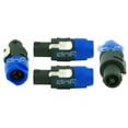 thumbnail image 1 of 4 Pack 4 Pin 4 Pole Speaker Conductor Male Audio Plug Speakon Connector Adapter, 1 of 3