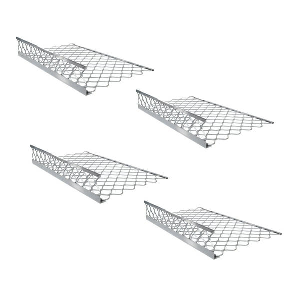 (4 Pack) 40"x24" (Drop) Aluminum Mesh Brick Guard Corner Protector - L Shape Mesh Edge Guard Corrosion Resistant