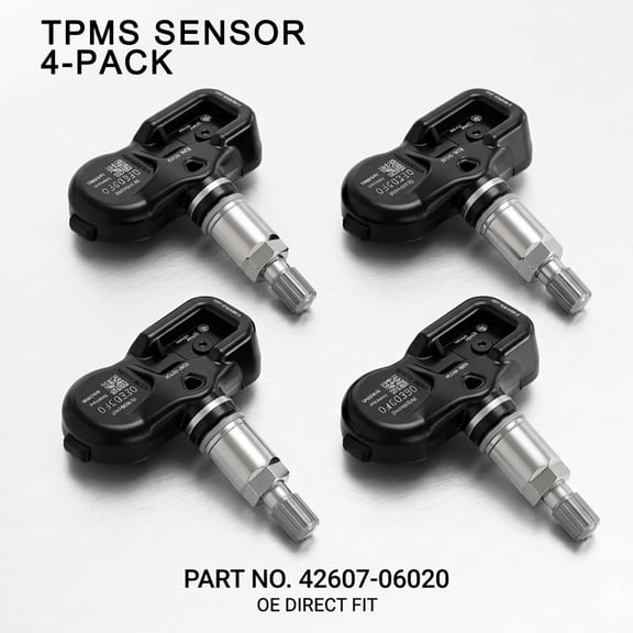 4-Pack 42607-06020 Tire Pressure Sensor  Fits For 2007 - 2011 Toyota Yaris Highlander&FJ Cruiser