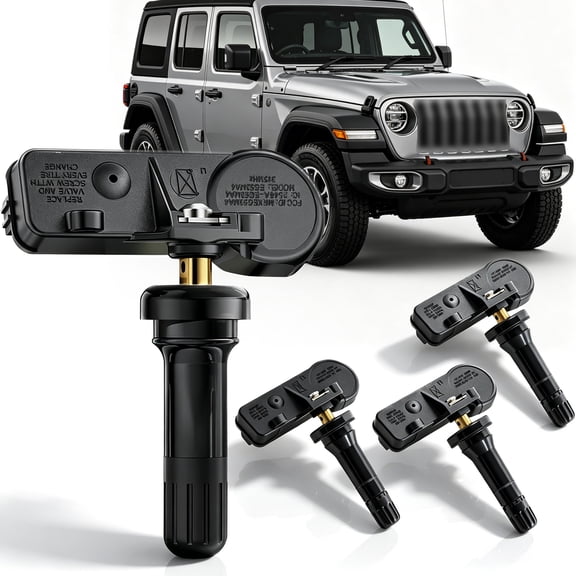 4-Pack 433MHz TPMS Tire Pressure Monitoring Sensor for Jeep Wrangler 2013-2020