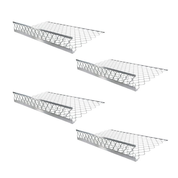 4 Pack 48"x30" (Drop) Aluminum Mesh Brick Guard Corner Protector - L Shape Mesh Edge Guard Corrosion Resistant
