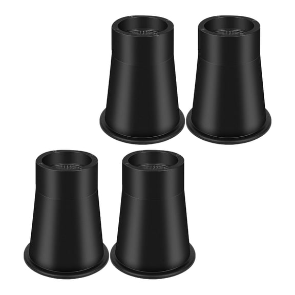4 Pack 5.8 Inch Furniture Height Boosters Elevator with Ergonomic Speaker Top Design and Anti Slip Rubber Construction