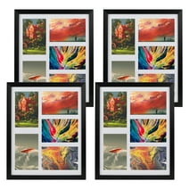 4 Pack 5-Opening Collage Picture Frames 4x6 for Wall Display
