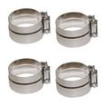 thumbnail image 1 of 4 Pack 5" Stepped Stainless Steel Exhaust Clamp Butt Joint Band Clamp Sleeve Coupler for Pipes Replace EC50PLS-R, Donaldson J009624 KYX005833, Freightliner ABP N35 50PLS, 1 of 3