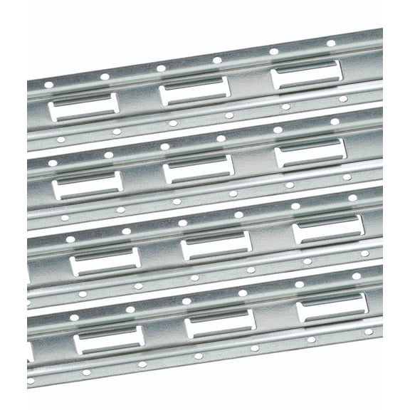 (4 Pack) 5' Vertical E-Track Tie-Down Rail - Made in USA | High Strength Galvanized Steel, Bolt-On Tie Down Rail for Cargo on Pickups, Trucks, Trailers, Vans