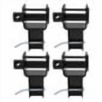 4Pack 5400 lbs Carbon Steel Trailer Stake Pocket Winch, HeavyDuty Flatbed Truck Cargo Securing Tool for Freight Transport