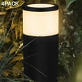thumbnail image 1 of 4 Pack LED Low Voltage Landscape Path Lights, 3000K Warm White Lighting, Aluminum Construction Walkway Light, 1 of 5