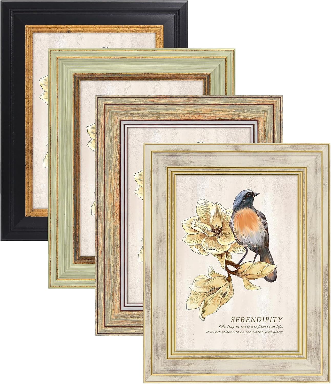 4 Pack 5x7 Picture Frame - Picture Frames with HD Plastic Cover,Photo ...