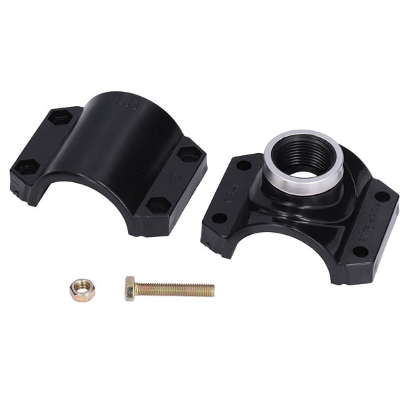 4 Pack 63mm Plastic Drain Saddle Tee Kit with G1 Female Thread for Garden Irrigation Pipe Connection