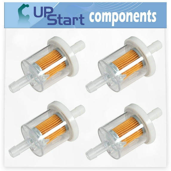 4-Pack 691035 Fuel Filter Replacement for Briggs & Stratton 161432-0010-02 - Compatible with 493629 Fuel Filter 40 Micron