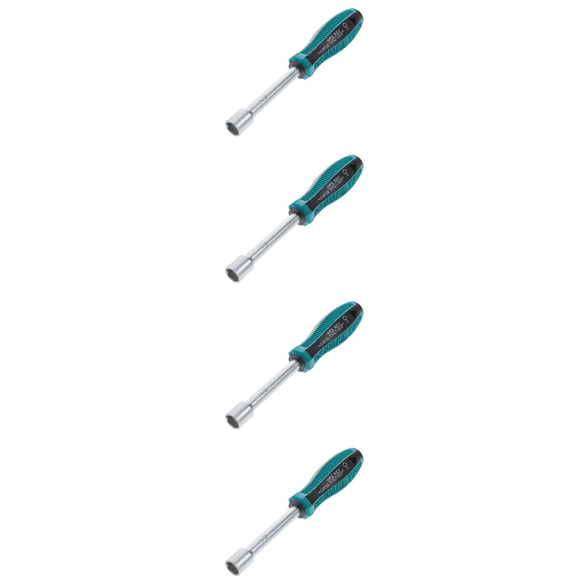 4 Pack 7/16 Nut Driver Screwdriver Socket Wrench Ratchet Cordless Drill
