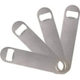 thumbnail image 1 of 4 Pack 7" Silver Flat Bottle Opener Bartender Summer Heavy Duty Simple and Effective Stainless Steel Beer Speed Bottle Openers Kitchen Bar Tool (Silver, 4), 1 of 5