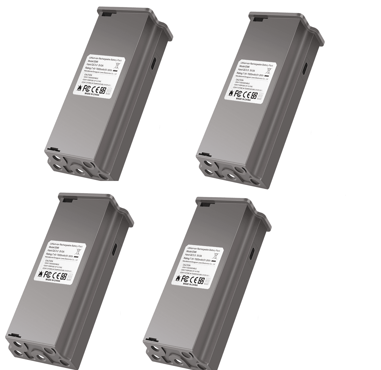 4 Pack 7000mAh for Reveal Lithium Battery Pack, for Trail Camera Lipo Lithium Battery, for Reveal Hunting Cellular Trail Game Camera X Gen 3.0, Pro 3.0, X, X Ultra 3.0,X Pro,X Gen 2.0,XB,SK