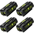 thumbnail image 1 of 4 Pack 40V 8.0Ah Battery Replacement for Ryobi 40V Battery Compatible with Ryobi Battery Fits for Ryobi Battery 40V High Capacity OP4015 OP4026 OP40201 OP40261 OP4030 OP4040 OP40401 OP4050, 1 of 7
