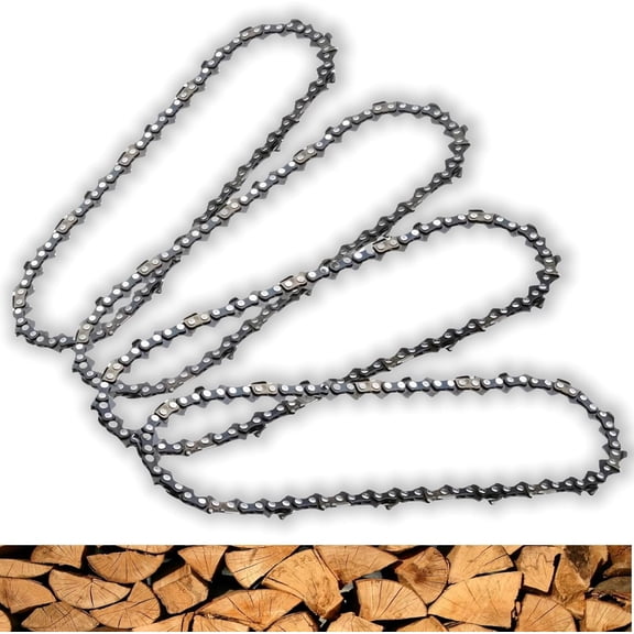 (4 Pack) 8 Inch Pole Saw Chain, 3/8" LP Pitch.043" Gauge 34 Drive Links (R34), Fits for dewelt DCPS620B DCPS620M1 DCCS623B DCCS623L1,Replacement for DWO1DT608