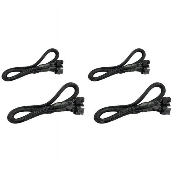 4 Pack 8 PIN TO 8 Pin (6+2) PCIE VGA Supply Cable Flex for Supernova 650 750 850 1000 1600 2000 G2 G3 P2 T2 GS