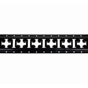 4 Pack 8 X Track Tie Down Rail, ETrack Rail with Horizontal & Vertical Slots, Galvanized Finish - 12 Gauge Steel, Allows use of E-Track Straps in Horizontal or Vertical Alignment