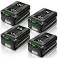 thumbnail image 1 of 4 Pack 80V 6.0Ah Replacement for Greenworks 80v Battery Compatible with Greenworks Battery 80V Fits for Greenworks Battery Cordless Power Tools GBA80200 GBA80250 GBA80300 GBA80400 GBA80500, 1 of 7