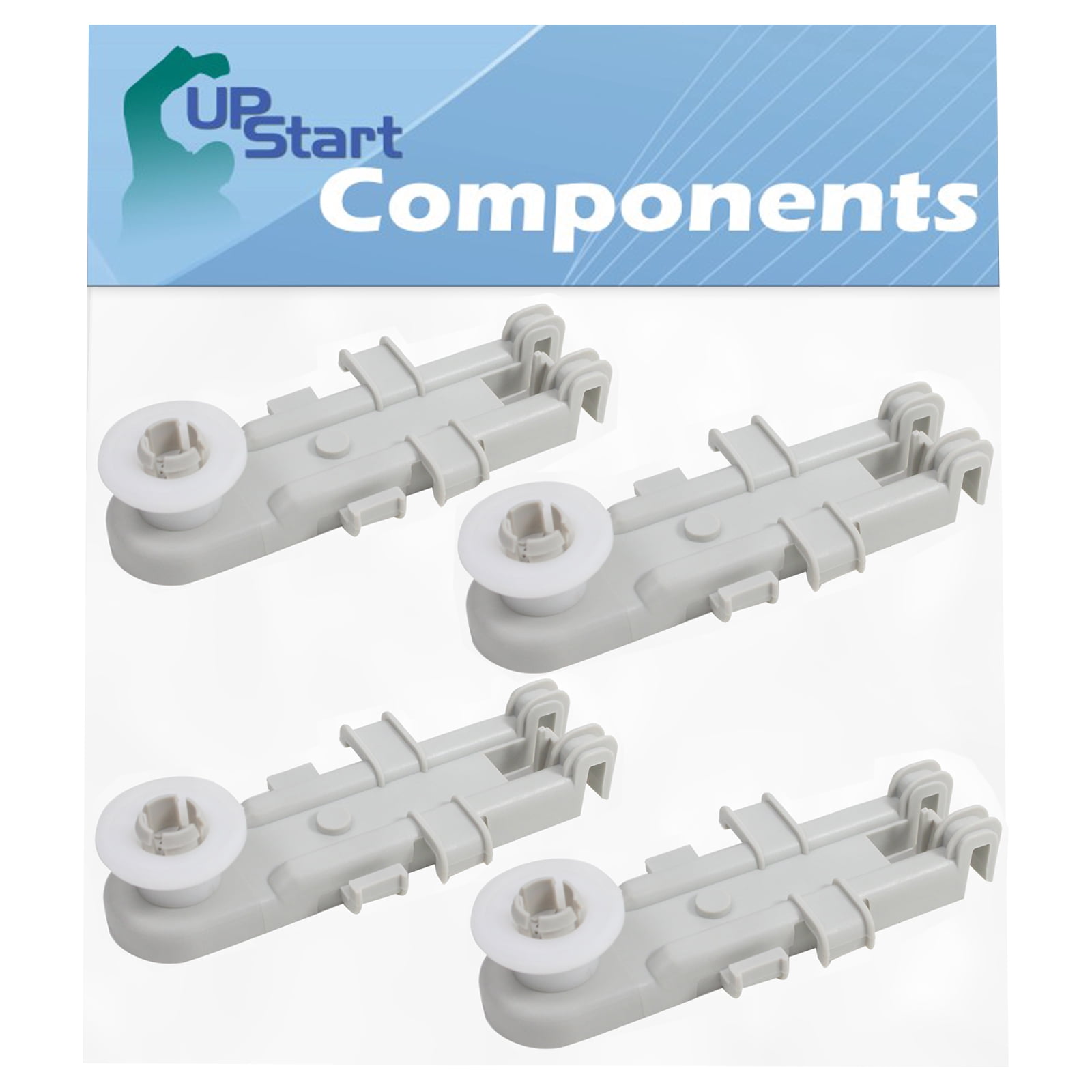4 Pack 8268655 Dishwasher Upper Rack Wheel Replacement for Whirlpool Du1055xtss2, Gu3200xtxy3, Gu1200xtls3, Du1100xtp, Gu1200xtls1, Gu1200xtlq1, Du1055xtps4, Du1055xtsq2, Du1055xtps3, Gu1200xtlb1