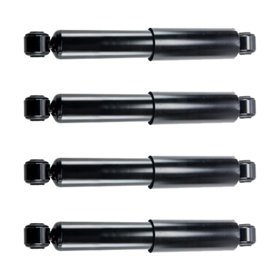 (4 Pack) 85000 Heavy Duty Rear Shock Absorber Compatible with Freightliner FLD112 FLC120 FLC112 Hendrickson Intraax Vantraax Air Suspensions Fits 90044982, Peterbilt 665788 665724
