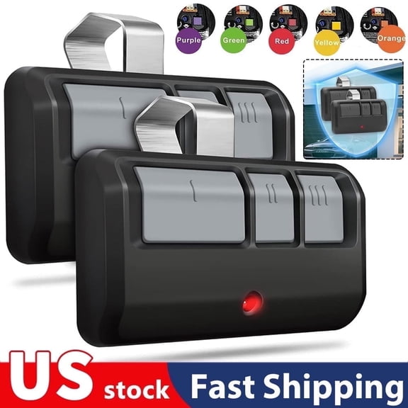 4 Pack for 893LM 893Max Chamberlain Craftsman Liftmaster Garage Door Opener Remote, 1993 to Present Garage Clicker, Universal Garage Door Opener Remote