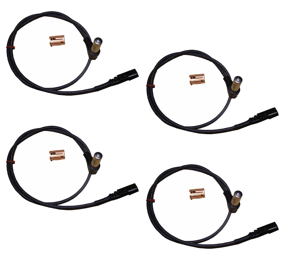 4 Pack 90°ABS Wheel Speed Sensor 40" Compatible with Kenworth T680 2013 ...