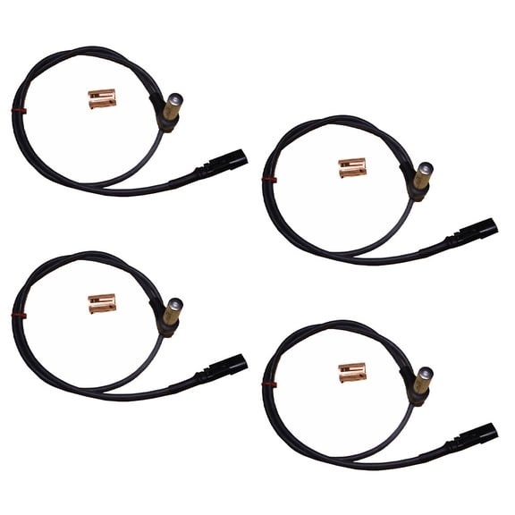 4 Pack 90ABS Wheel Speed Sensor 40" Compatible with Kenworth T680 2013-2022 PTR 335 2005-2010 Replaces 801551 065528 3591872C 745801551 970-5108 BW065528 BX065528 BX5012268 F6HZ2B372A