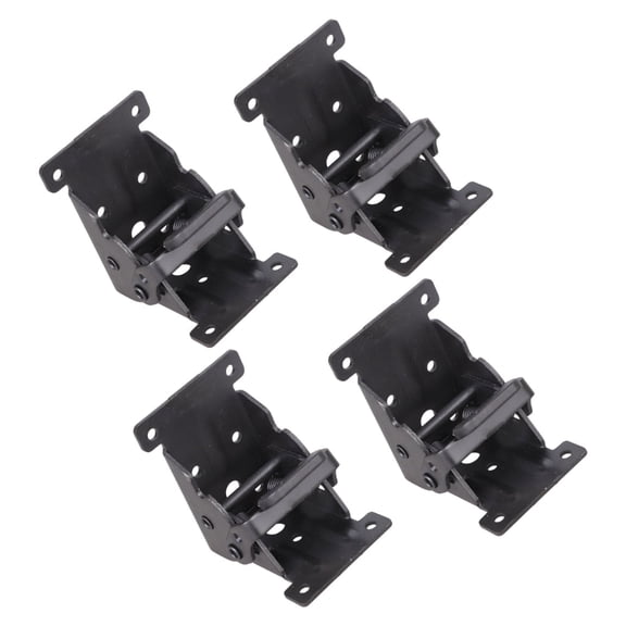 4 Pack 90 Degree Folding Table Leg Bracket Hinges Cold-Rolled Steel Self-Lock Extension Brackets