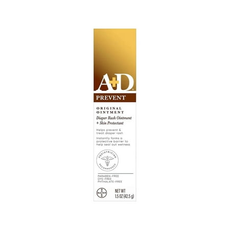 4 Pack A+D Original Ointment, Diaper Rash & Skin Protectant 1.5 Oz Tube