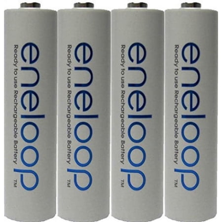 4 Pack AAA Panasonic Eneloop 4th generation NiMH Pre-Charged Rechargeable 2100 Cycles Batteries + Free Battery Holder