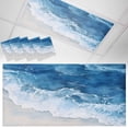 thumbnail image 1 of 4 Pack Abstract Waves Fluorescent Light Covers for Ceiling Lights Blue Ocean Spray Seaside Watercolor Magnetic Ceiling Light Covers Overhead Light Filters for Office Classroom Home, 1 of 9