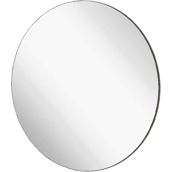 4 Pack Acrylic Mirror Sheet 5" Laser Cut Round Circle Tile Table Top Daycare Gym Driveway Spot Restrooms Speech Therapy Jewelry Makeup