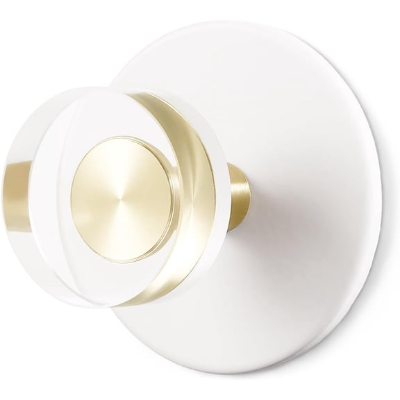 4 Pack Adhesive Crystal Towel Hooks for Bathrooms White Wall Hooks for Hanging Robe Coat Hooks Kitchen Decorative Heavy Duty Zinc Alloy